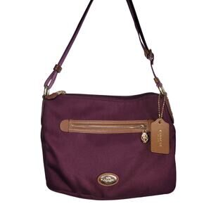 Coach Sawyer Crossbody Bag - plum